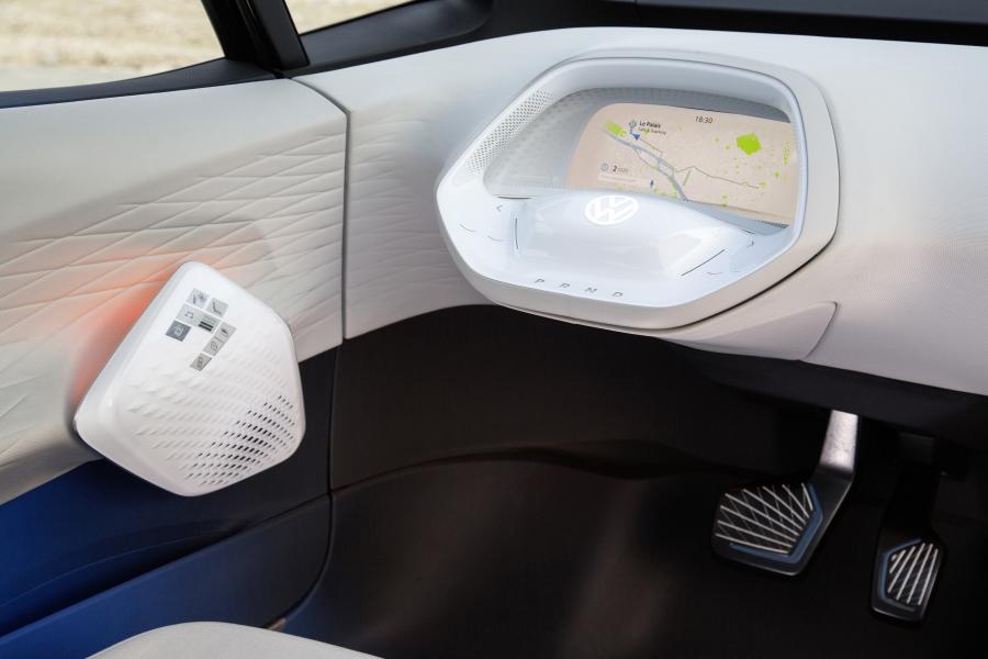 Детали интерьера Volkswagen I.D. Concept 2016 года  (фото 36 из 40)